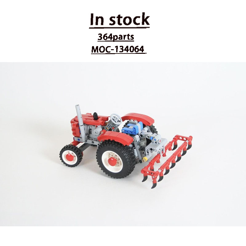 Agriculture Farming Certificate - MOC-134064 ฟาร์มในเมือง รถแทรกเตอร์ย้อนยุค ชุดตัวต่อ 364 ชิ้น
