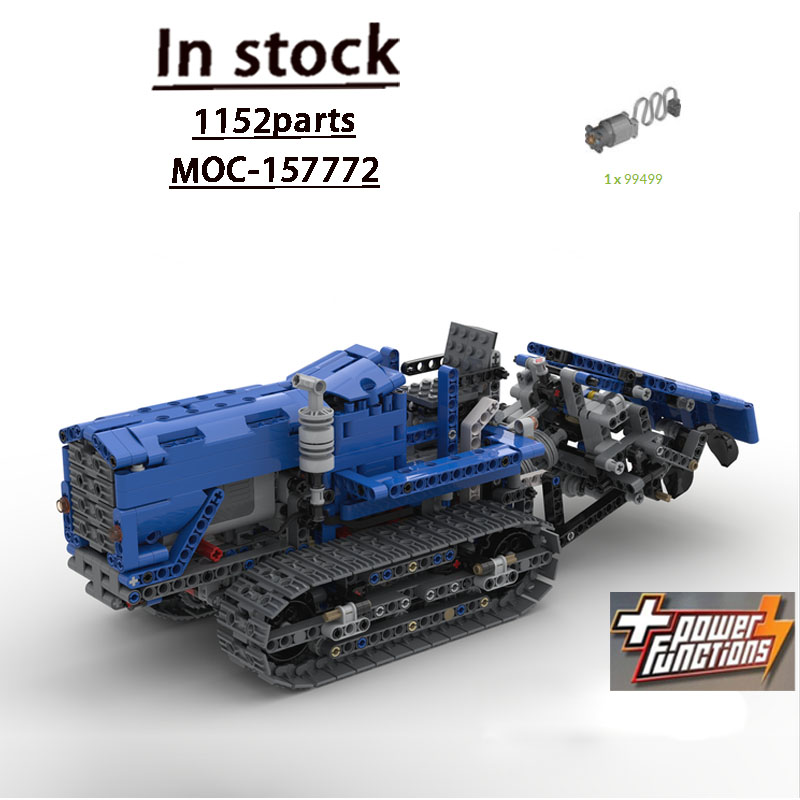 Agriculture Farming Certificate - MOC-157772 รถแทรกเตอร์ตีนตะขาบสำหรับการเกษตรในเมือง ชุดตัวต่อ 1155 ชิ้น ของเล่นเด็กผู้ชาย