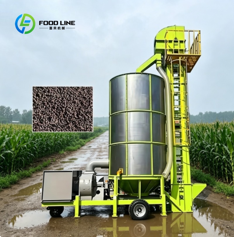 Agriculture Farming Technology - เครื่องอบเมล็ดพืชเคลื่อนที่พร้อมเทคโนโลยีการหมุนเวียนลมร้อน สำหรับฟาร์มขนาดเล็กถึงขนาดกลางและกิจการเกษตร