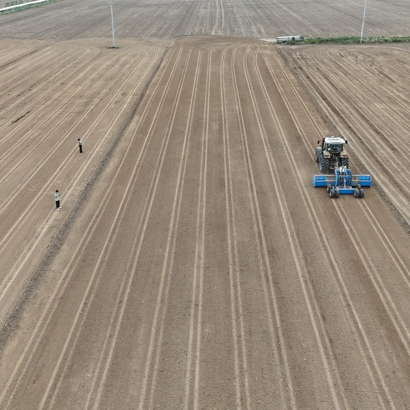 Farming Agriculture Land - เครื่องปรับระดับพื้นที่เกษตรกรรมแบบปรับความกว้างได้ ผลิตจากเหล็กกล้าสำหรับงานหนัก ควบคุมด้วยระบบไฮดรอลิกผ่านระบบ Beidou