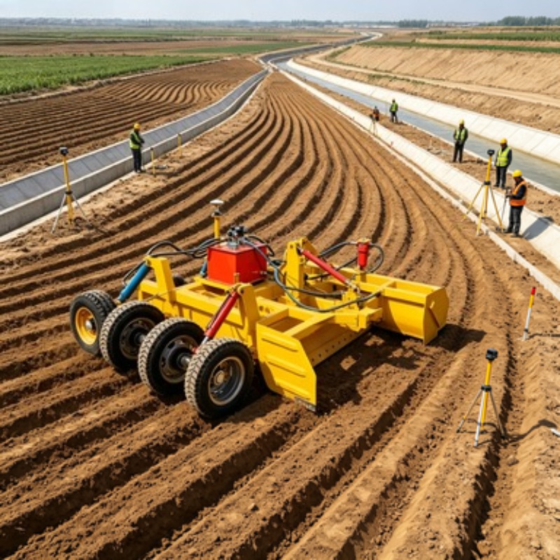 Farming Agriculture Land - เครื่องปรับระดับพื้นดินแบบเลเซอร์จากโรงงานโดยตรง เครื่องเกรดดินสำหรับการเกษตร ลากจูงด้วยรถแทรกเตอร์ สำหรับเตรียมดินเพื่อการเกษตร