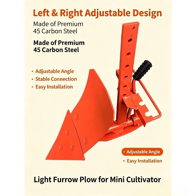 Agriculture Farming Hand Tools - หัวไถพรวนดินขนาดเล็กแบบปรับได้ ใบมีดโรตารี่ อุปกรณ์เสริมสำหรับไถพรวนดินแบบเบา สำหรับการเกษตร คลายดิน ขุด