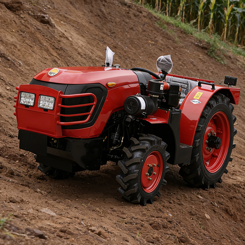 Agriculture Farming Types - เครื่องไถพรวนดินขนาดเล็กแบบปรับแต่งได้, รถแทรกเตอร์สี่ล้อ, เครื่องพรวนดินแบบล้อหมุน